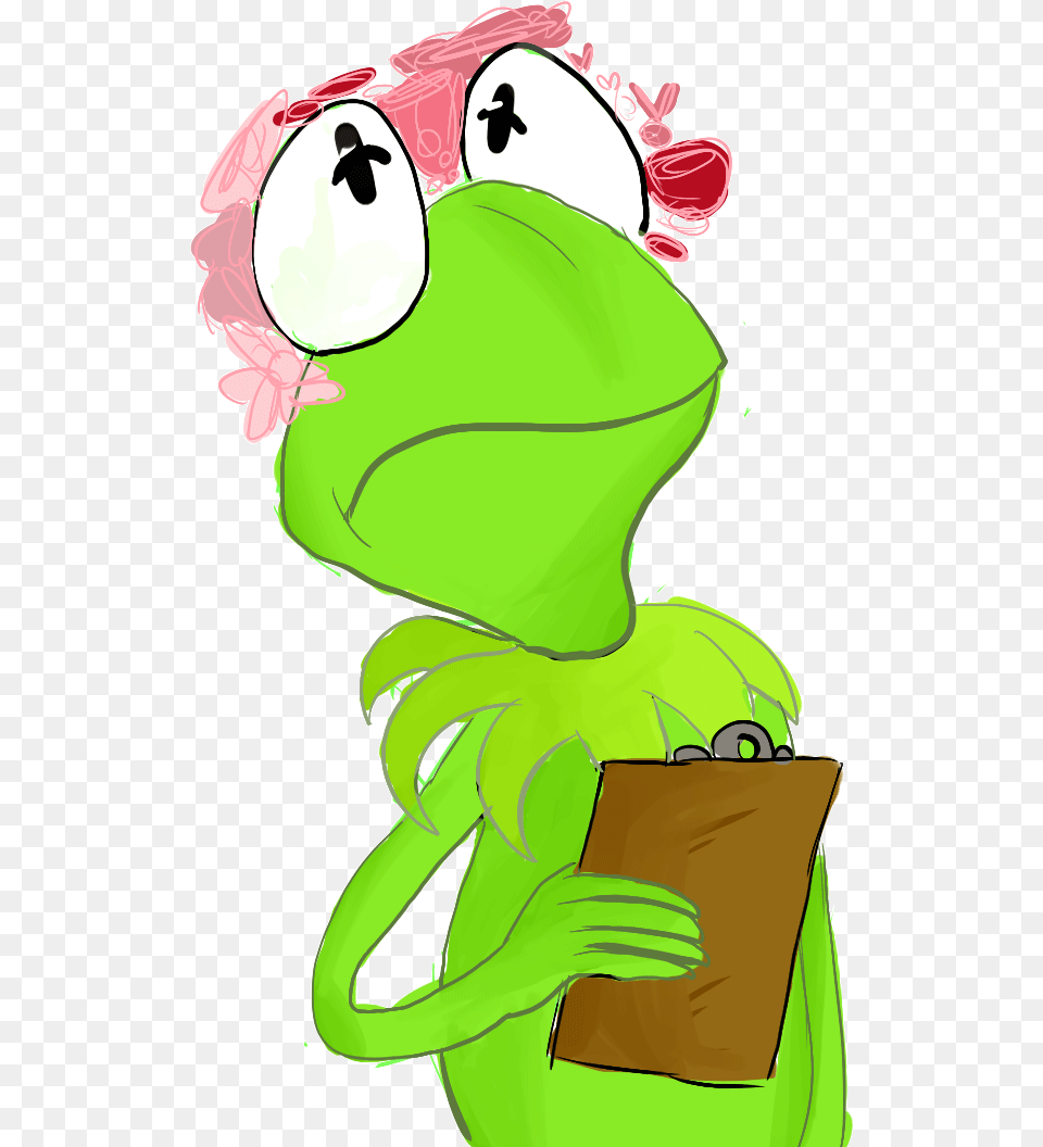 I Can Draw Kermit The Frog In Flower Crowns All Cartoon Draw Kermit The Frog, Baby, Person Png Image