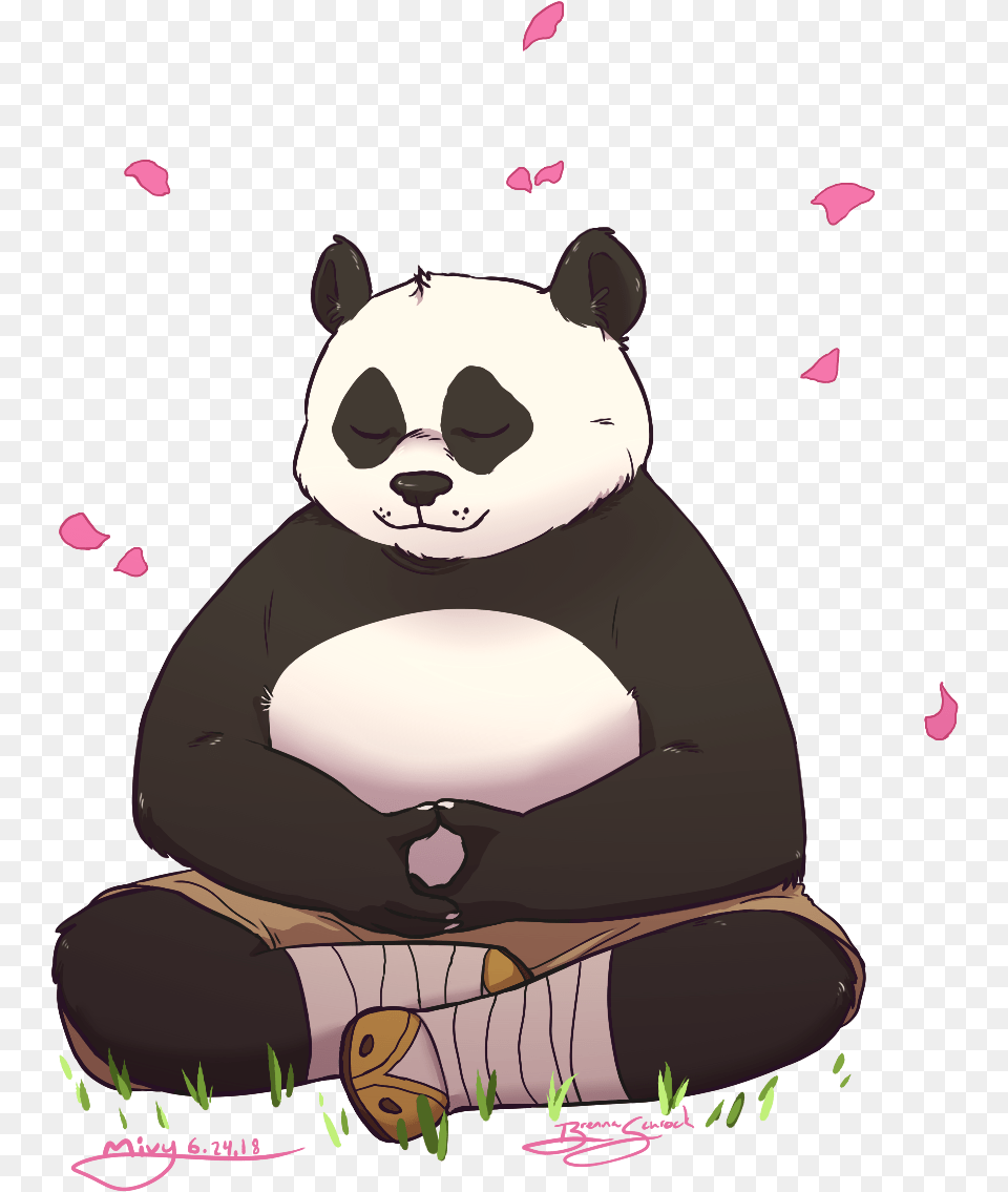 I Can Hardly Believe It But Kung Fu Panda Is 10 Years Cartoon, Animal, Bear, Giant Panda, Mammal Png