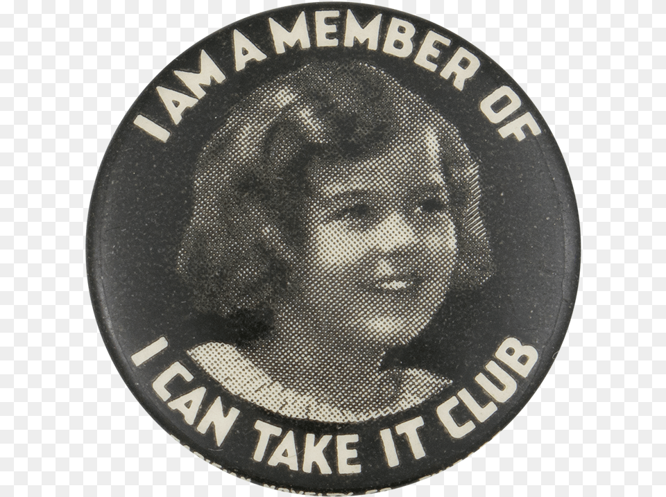 I Can Take It Club Girl Club Button Museum United Evangelical Church Logo, Badge, Symbol, Person, Face Free Png Download