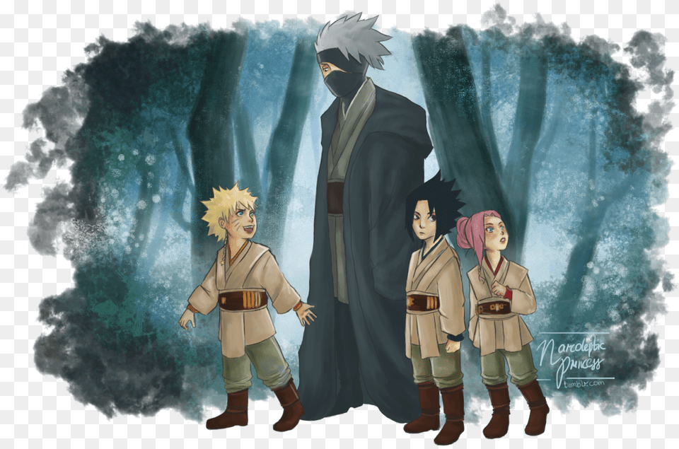 I Can39t Get Enough Of The Naruto Star Wars Au And Have Naruto, Fashion, Adult, Person, Man Free Transparent Png