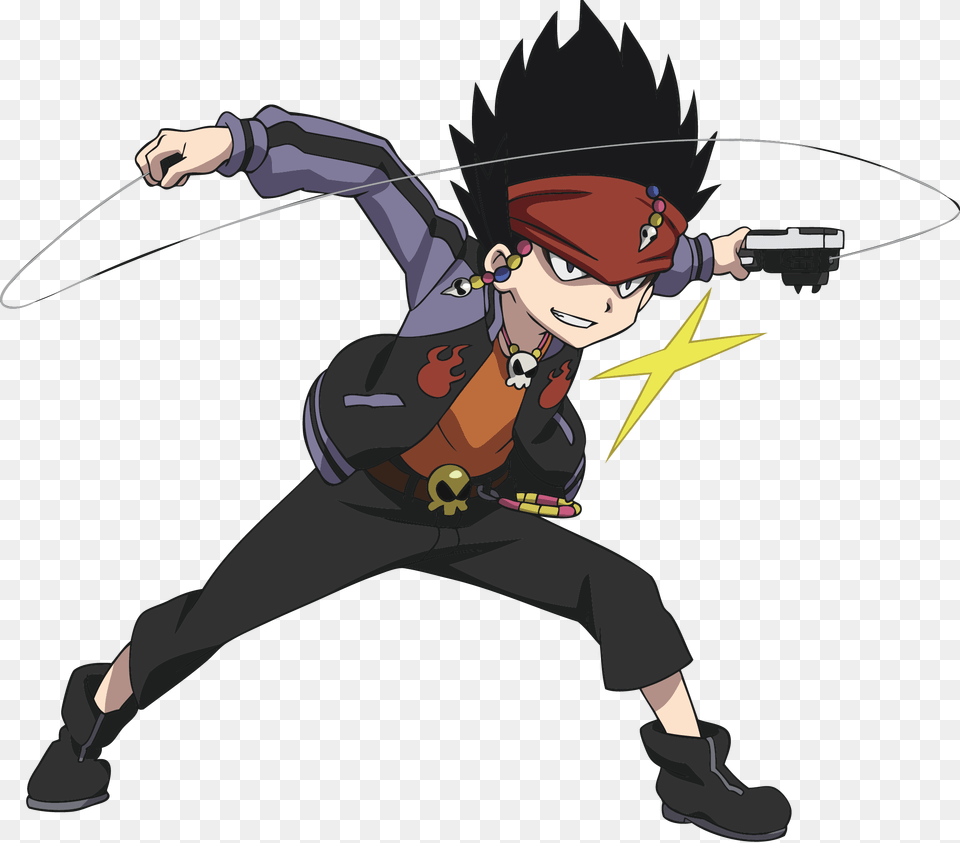 I Cant Belive That Hiei Appears In The New Beyblade Beyblade Burst Daigo Kurogami, Book, Comics, Publication, Baby Free Transparent Png