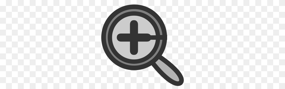 I Clipart, Cross, Symbol, Magnifying Png Image
