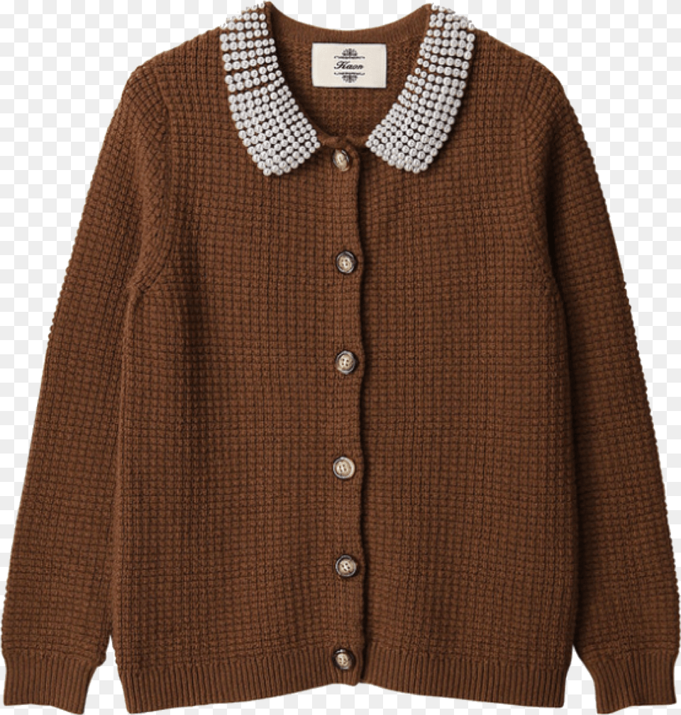 I Could Thrift A Sweater Then Add A Distressed Gingham Clothing, Knitwear, Coat, Cardigan Png Image