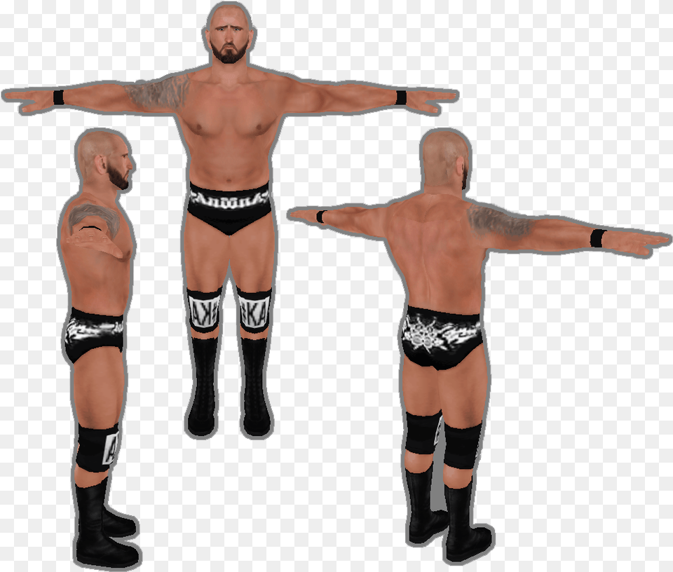 I Couldn T Get A Decent Tattoo Texture This Is The Karl Anderson Tattoo, Adult, Person, Man, Male Png Image