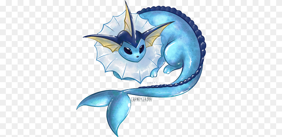 I Couldn39t Figure What To Do For The Background So Transparent Vaporeon Running, Dragon Free Png Download