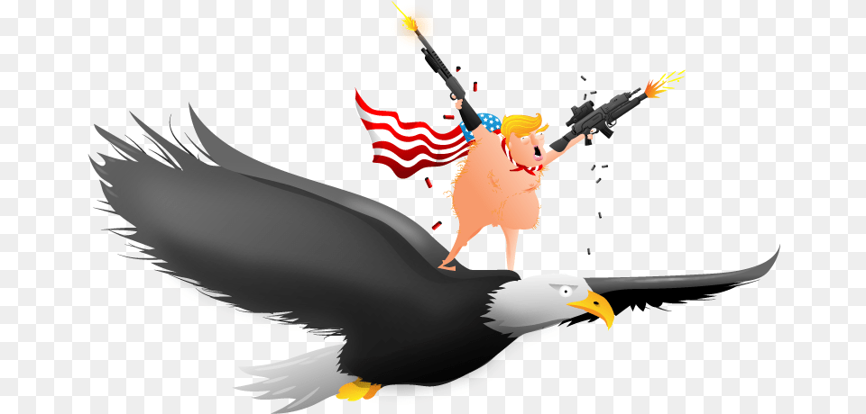 I Created Some Donald Emojis The Oatmeal Oatmeal Donald Trump, Animal, Bird, Eagle, Adult Free Png Download