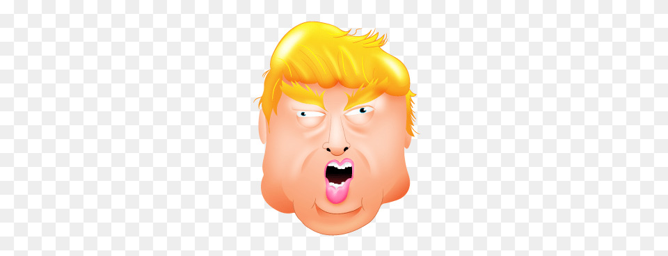 I Created Some Donald Trump Emojis, Body Part, Mouth, Person, Baby Free Png Download