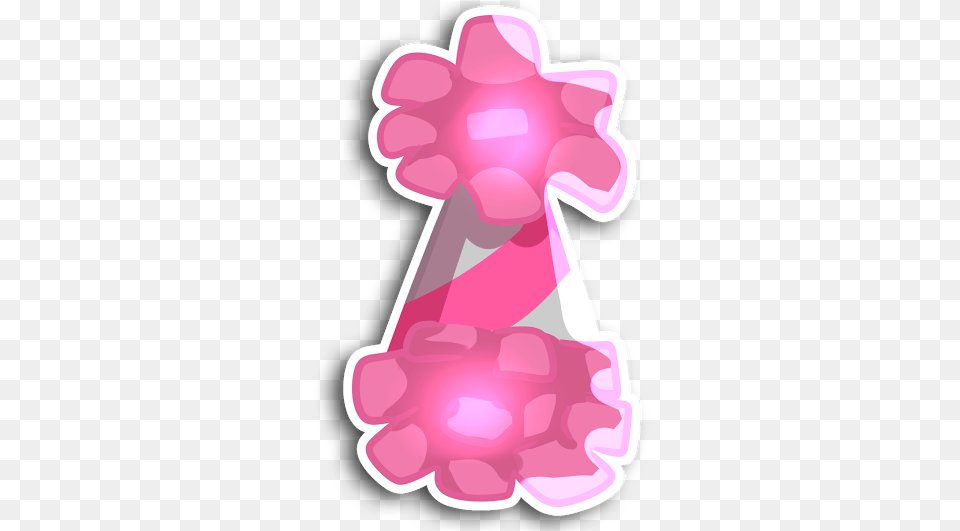 I Decided To Go With This Pink Party Hat Picture Instead Animal Jam New Years Party Hat Pink, Clothing, Party Hat, Ammunition, Grenade Free Transparent Png