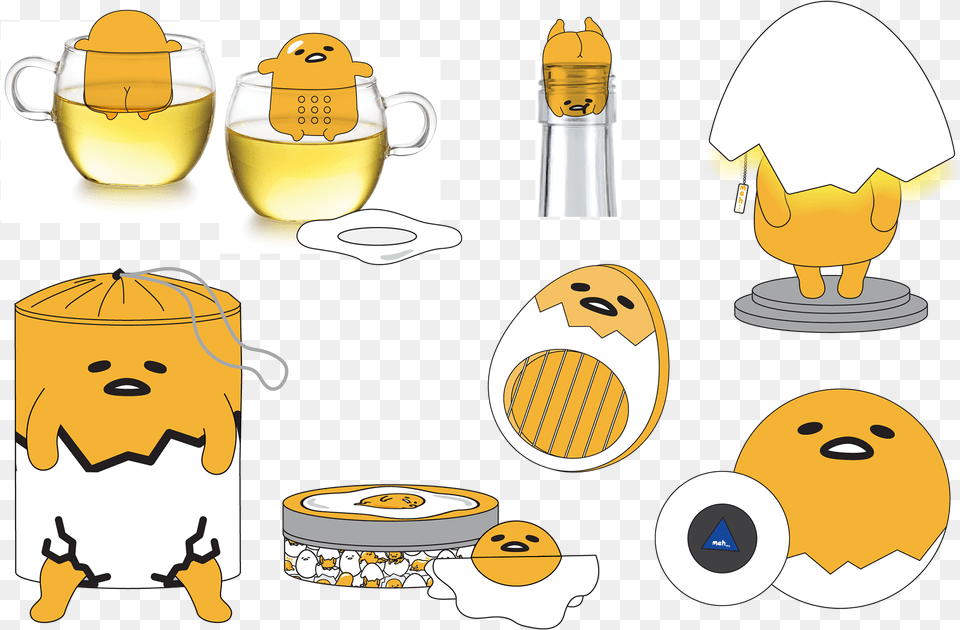 I Designed This Collection Of Gudetama Items For Specialty Cartoon, Cutlery, Cup, Food, Egg Free Transparent Png