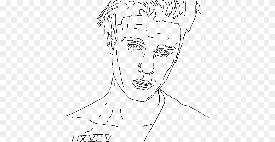 I Did Some Simple Drawings Of Celebrities On Photoshop Sketch, Gray Free Transparent Png