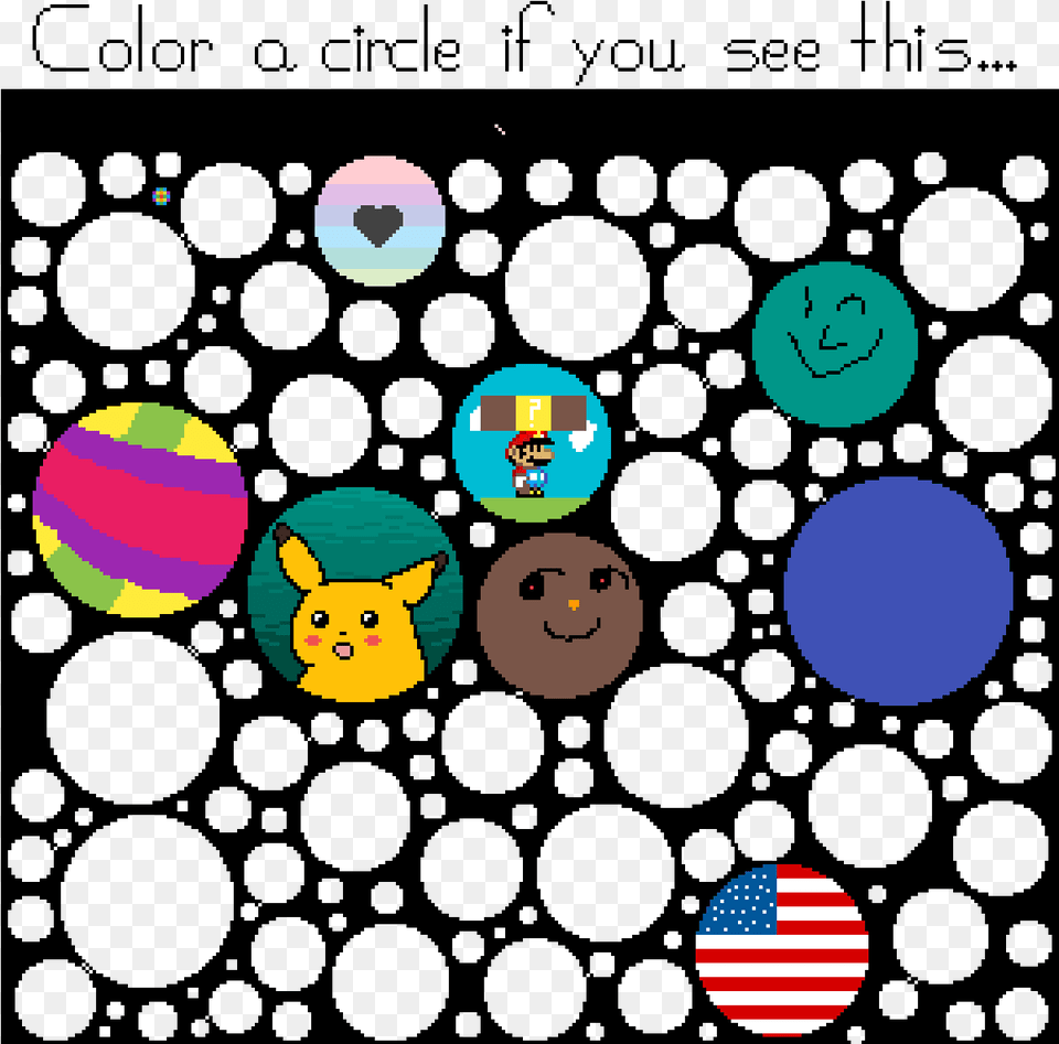 I Did The American Flag At The Bottom Circle, Sphere, Baby, Face, Head Free Png Download