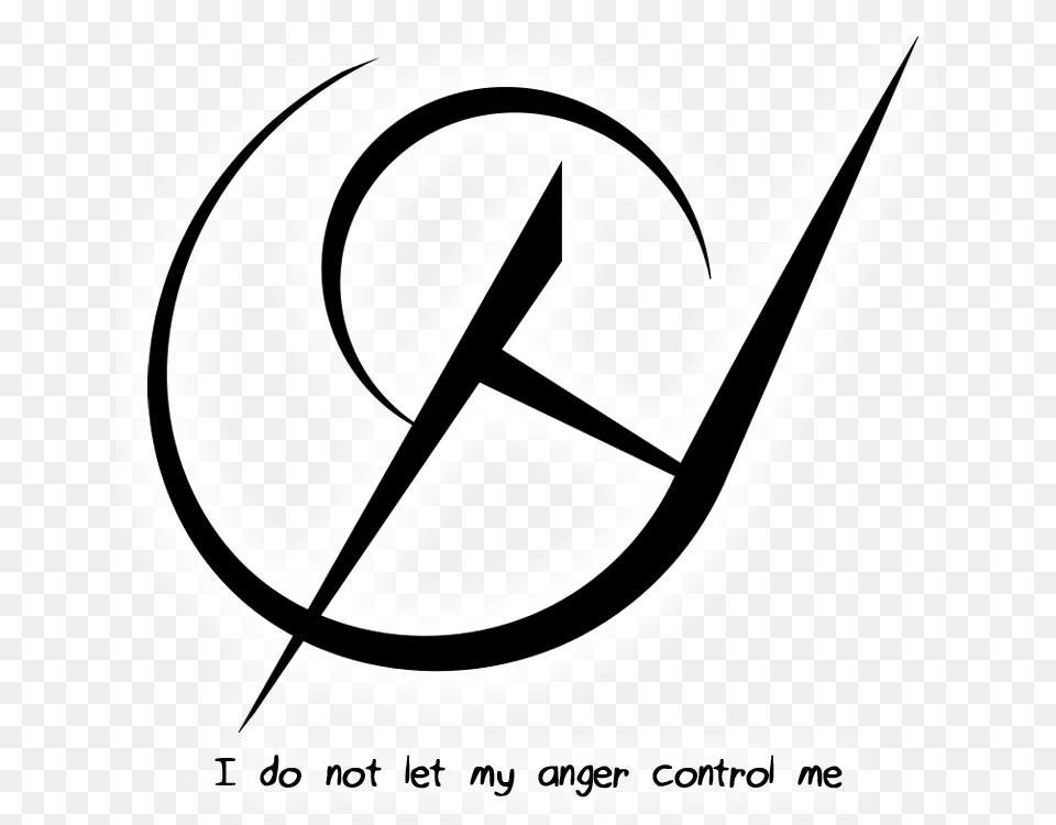 I Do Not Let My Anger Control Me Sigil Requested Sigil For Controlling Anger, Symbol, Animal, Fish, Sea Life Png Image