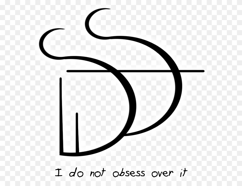I Do Not Obsess Over It Sigil Requested By Anonymous, Stencil, Text, Symbol Png