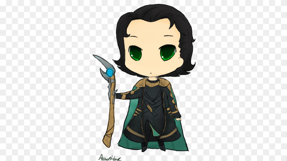 I Do What I Want Thor Chibi Loki Cartoon Chibi, Baby, Person, Face, Head Free Png Download