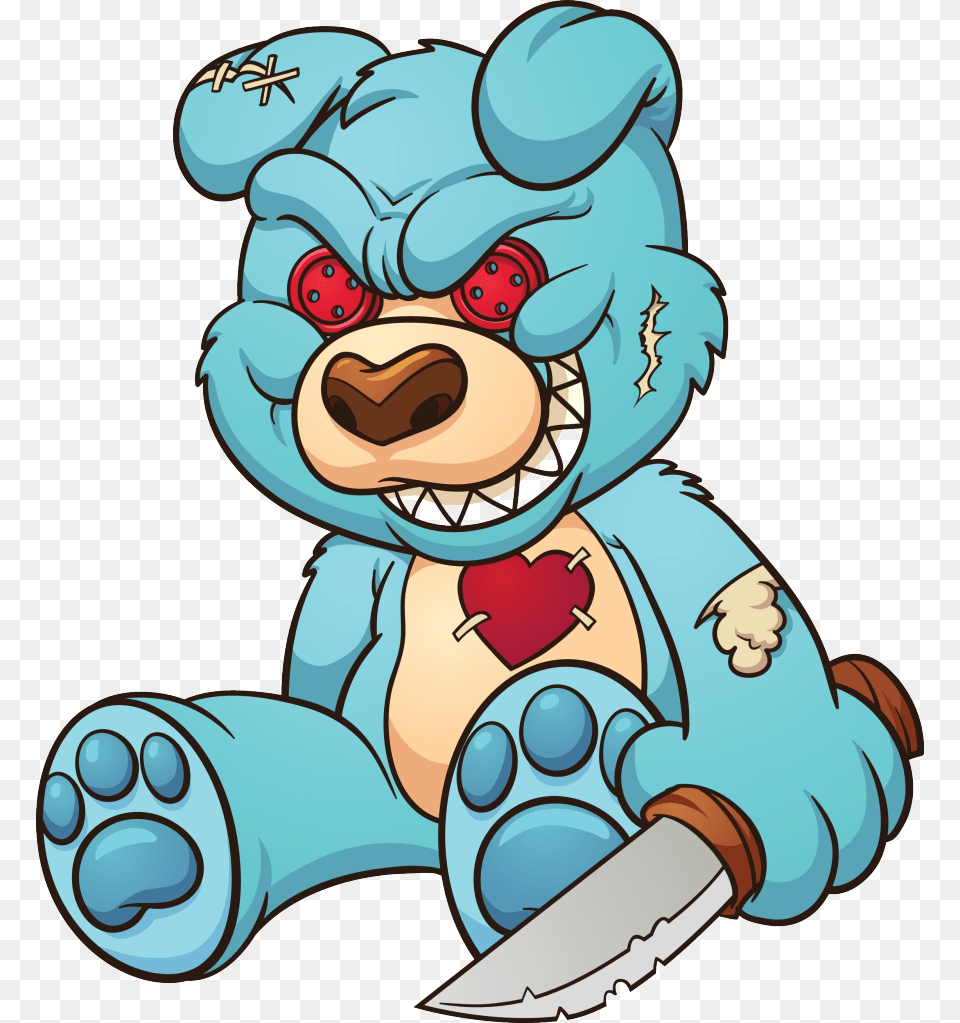 I Don T Evil Evil Teddy Bear Cartoon Free Png