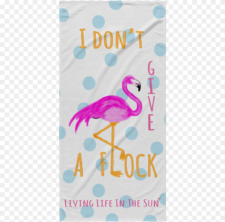 I Don T Give A Flock Beach Towel Preppy Towel Flamingo Flamingo, Animal, Bird Free Png Download