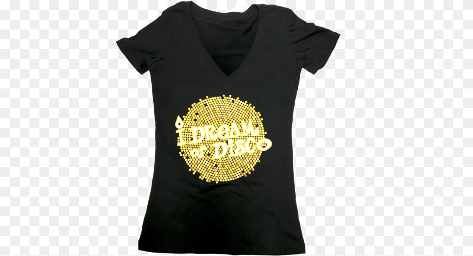 I Dream Of Disco Women39s V Neck Tee, Clothing, T-shirt, Shirt, Chandelier Png