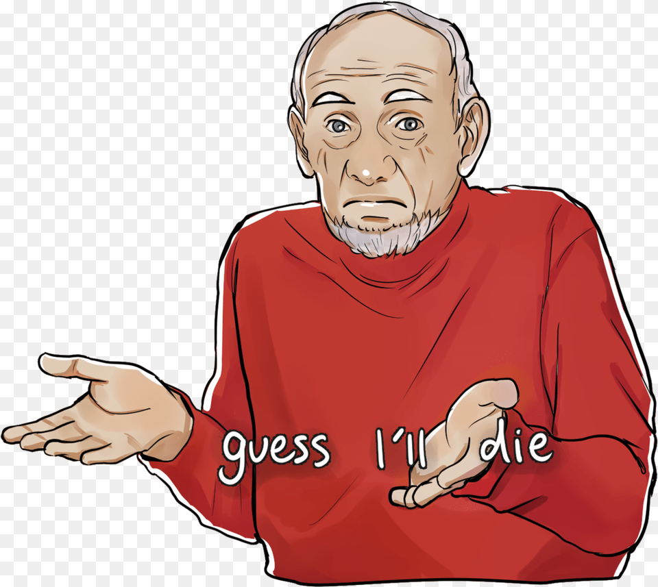 I Drew A Few Old Ppl Memes For My Friends Birthday Illustration, Head, Photography, Hand, Finger Png Image