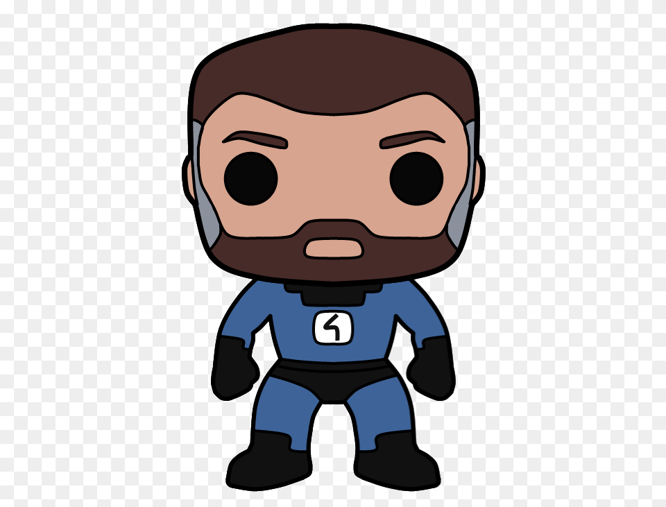 I Drew A Quick Mock Up Of A Reed Richards Pop That Id Like To See, Baby, Person, Face, Head Free Png