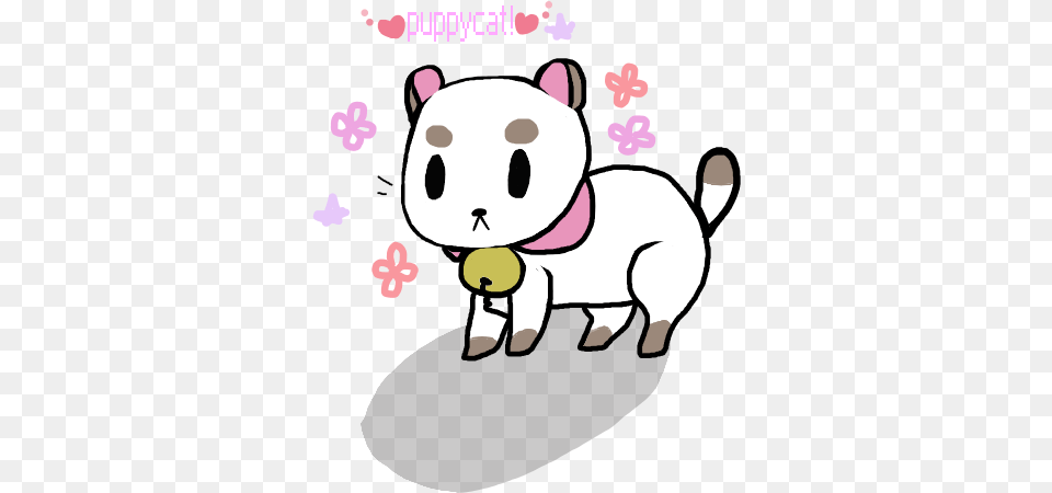 I Drew A Simple Puppycat And I Thought It Was Good Cartoon, Animal, Bear, Giant Panda, Mammal Free Transparent Png