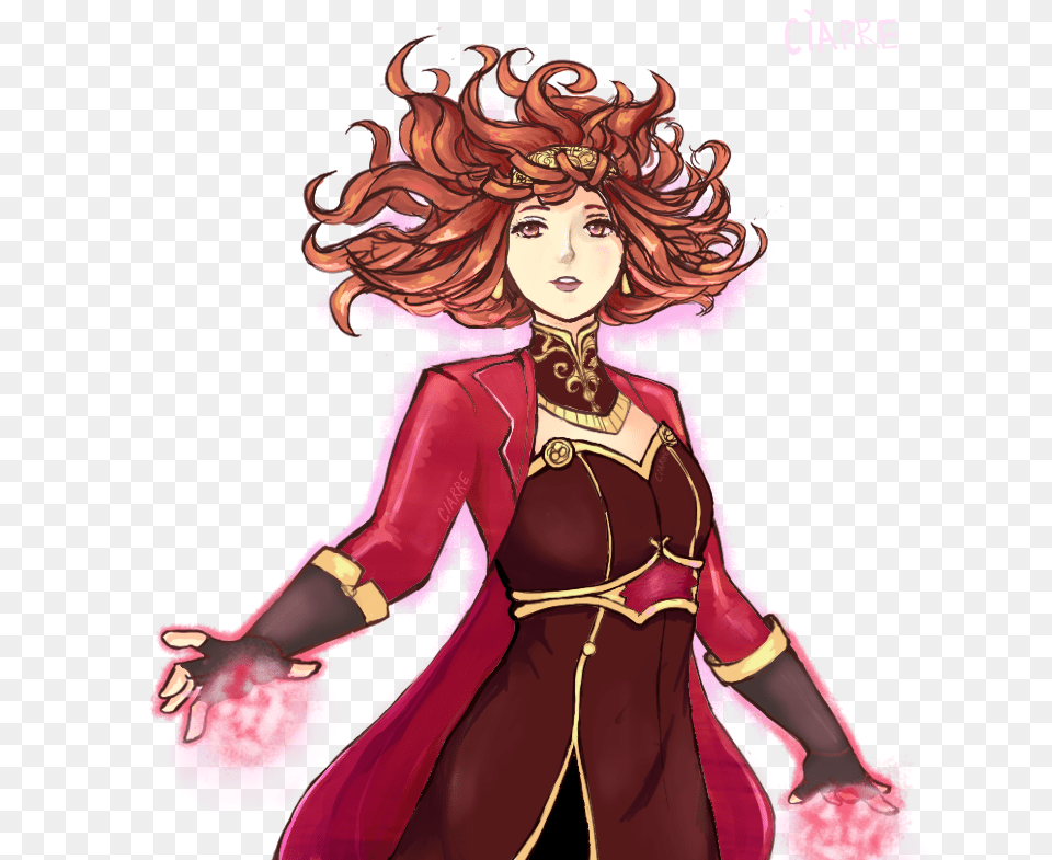 I Drew Celica As The Scarlet Witch Fireemblemheroes, Adult, Publication, Person, Female Png Image