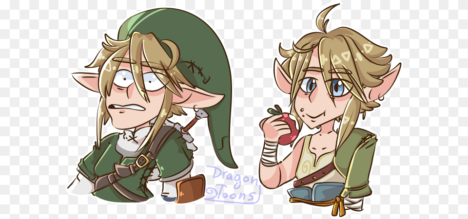 I Drew Twilight Princess Link Cause Why Not Uwu Cartoon, Book, Comics, Publication, Baby Free Png