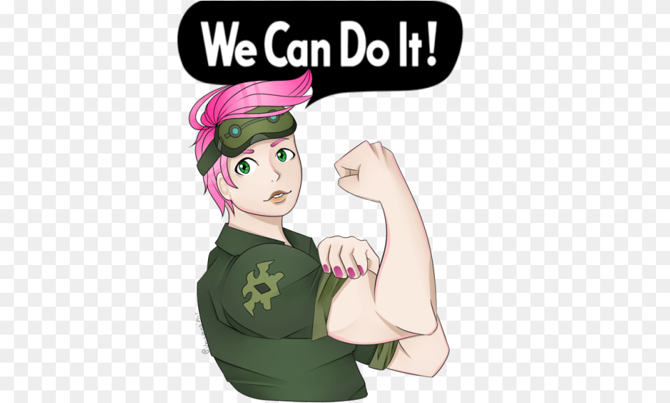 I Drew Zarya Guys Rosie The Riveter Masterprint 11 X, Publication, Book, Comics, Adult Png