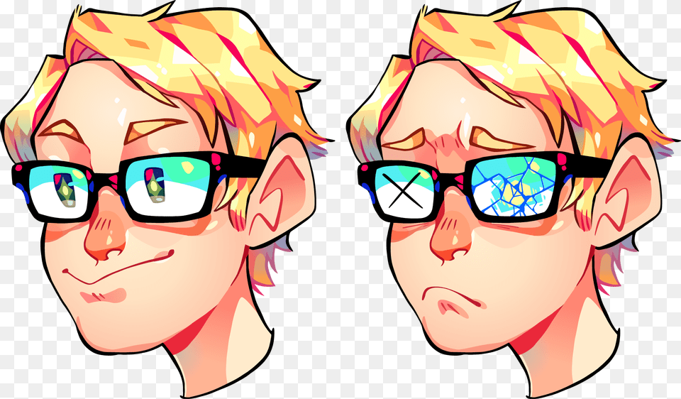 I Drewrecreated Chadtronic39s Portraits In High Quality Chadtronic Pbg Hardcore, Accessories, Glasses, Sunglasses, Book Png Image