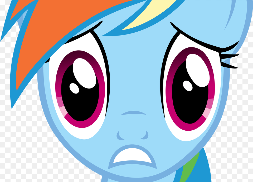 I Dunno So Have A Rainbow Dash By Dasduriel Mlp Scared Rainbow Dash, Book, Comics, Publication, Art Png