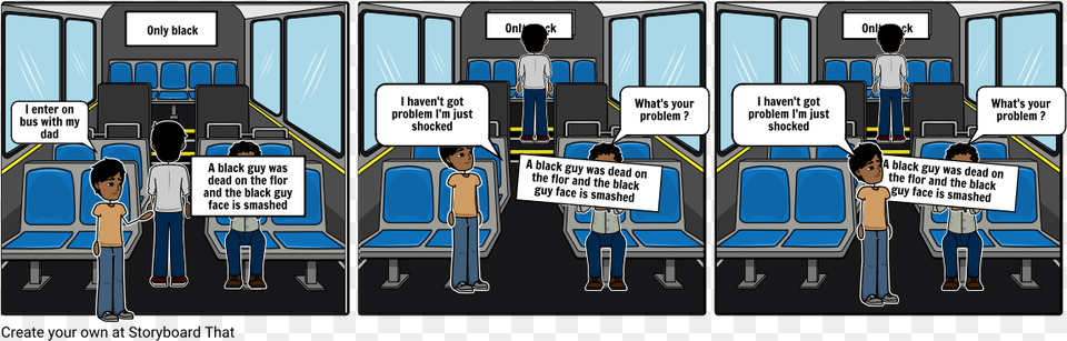 I Enter On Bus With My Dad Only Black A Black Gu Cartoon, Person, Publication, Comics, Book Png