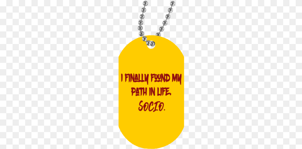 I Finally Found My Path White Dog Tag Necklace No Ban No Wall Build Love Necklace, Accessories, Jewelry Free Transparent Png