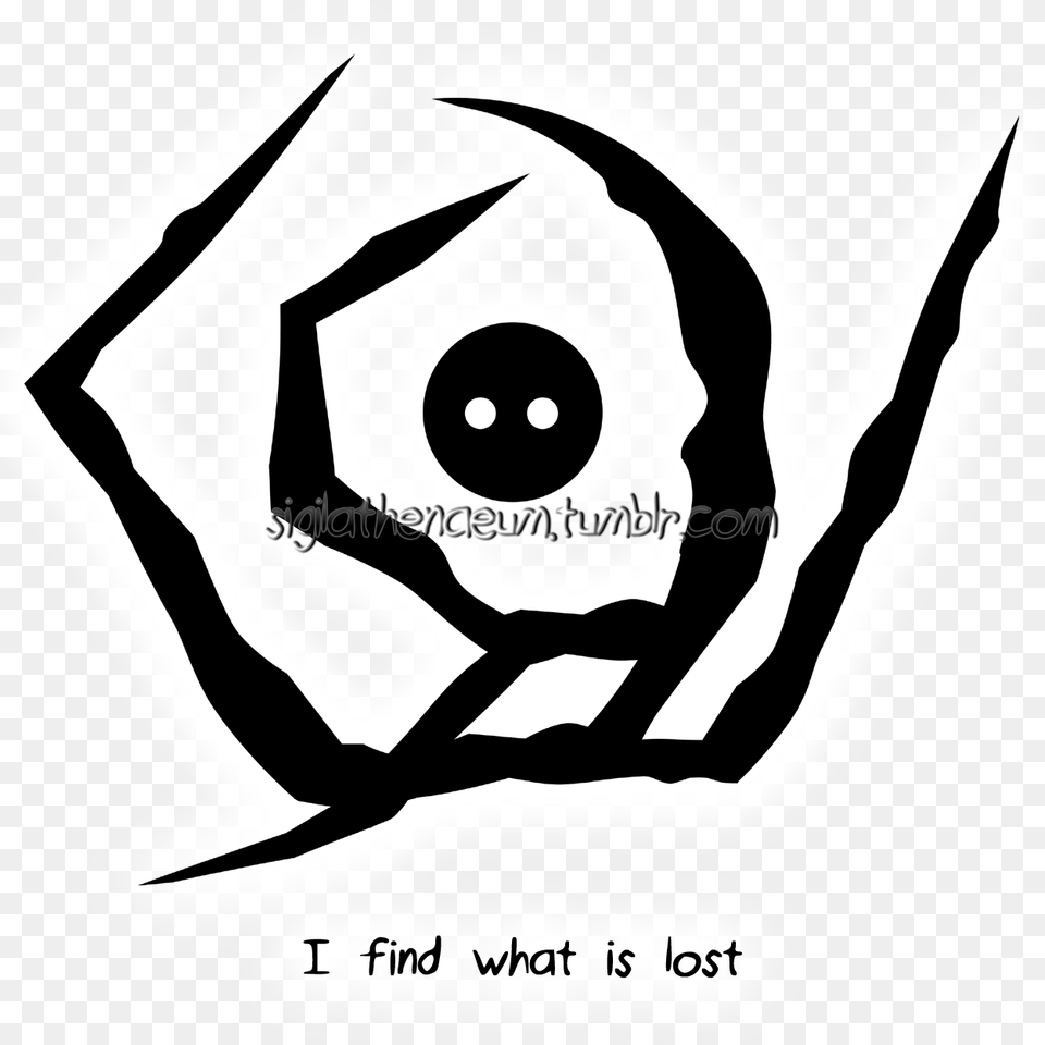 I Find What Is Lost Sigilsigil Masterlist Ko Fi Illustration, Stencil, Animal, Invertebrate, Spider Free Png Download