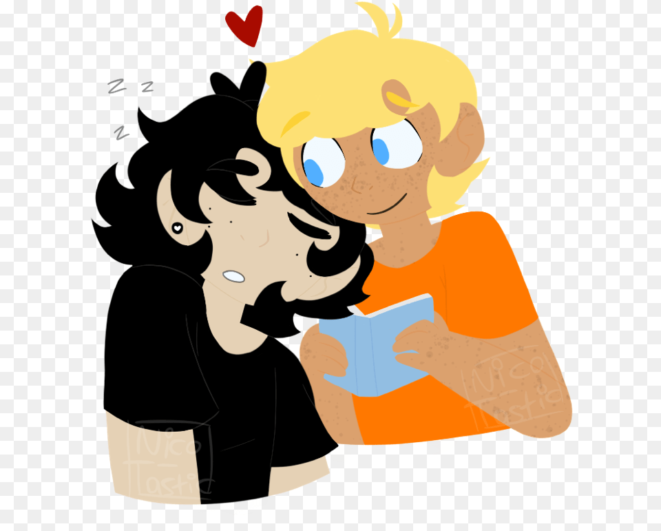I Forgot To Post This Oops Heres Solangelo Cartoon, Baby, Person, Face, Head Free Png
