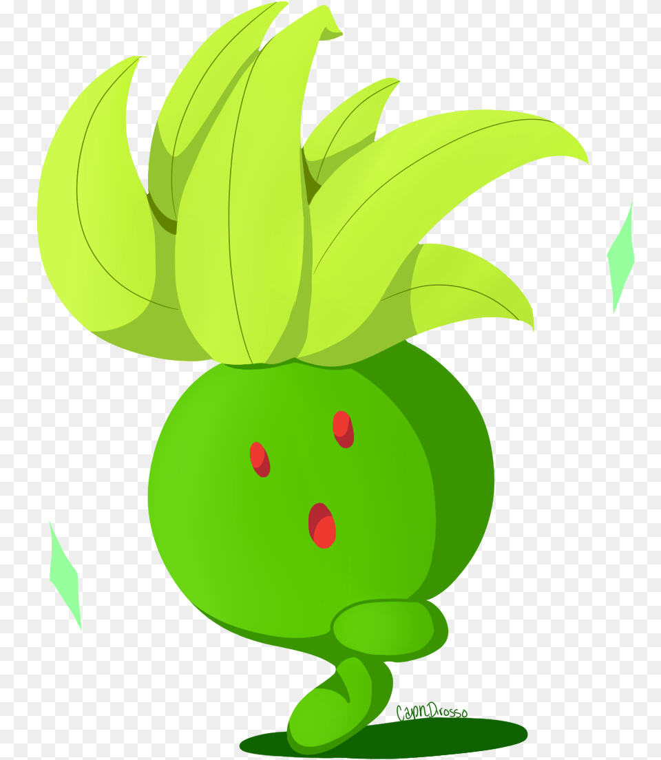 I Found A Shiny Oddish In Omega Ruby I Am So Happy Cartoon, Green, Food, Fruit, Plant Free Png Download