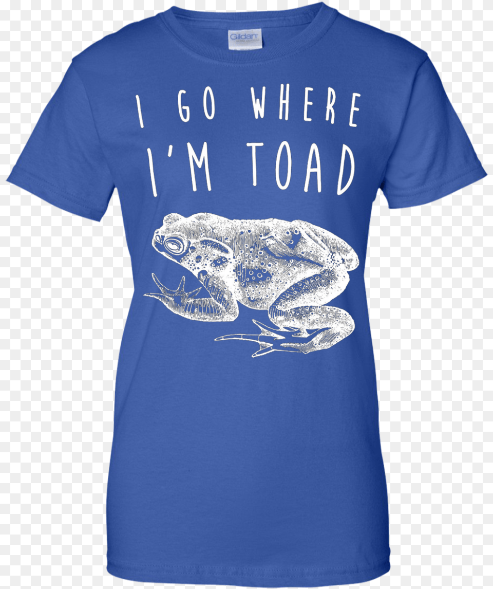 I Go Where I M Toad Shirt Funny Animal Joke Pun Gift T Shirt, T-shirt, Clothing, Adult, Person Free Transparent Png
