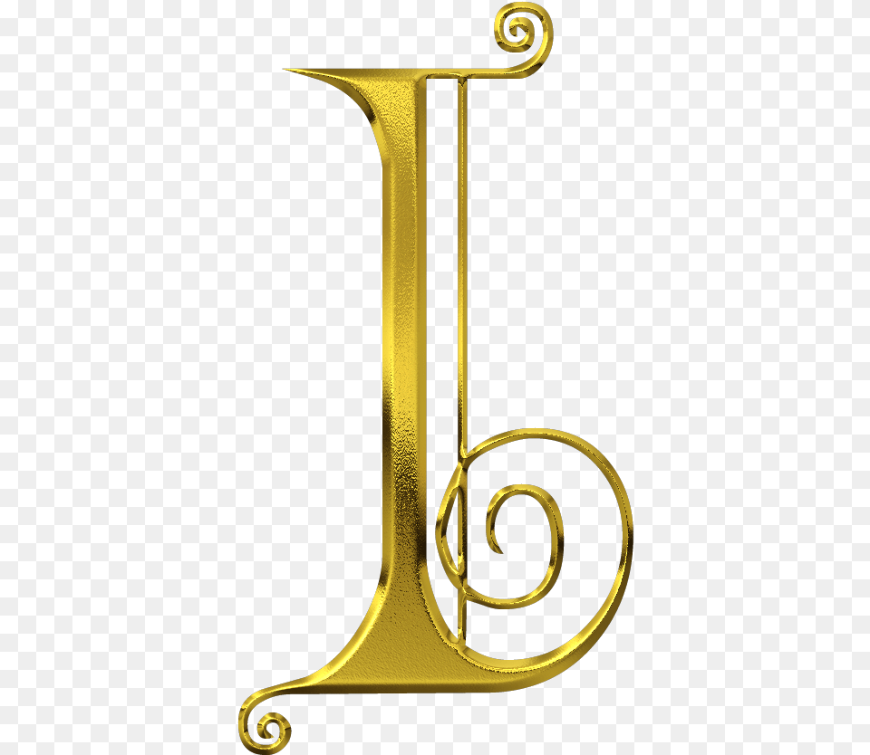 I Gold Letters Doodle Lettering Letter I Beautiful Brass, Text, Brass Section, Musical Instrument Free Png