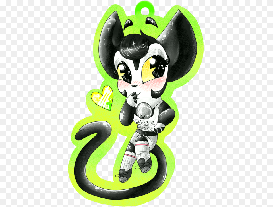 I Got Bored So I Made A Chibi Ivy Keychain Charm Cartoon, Sticker, Symbol, Text Png