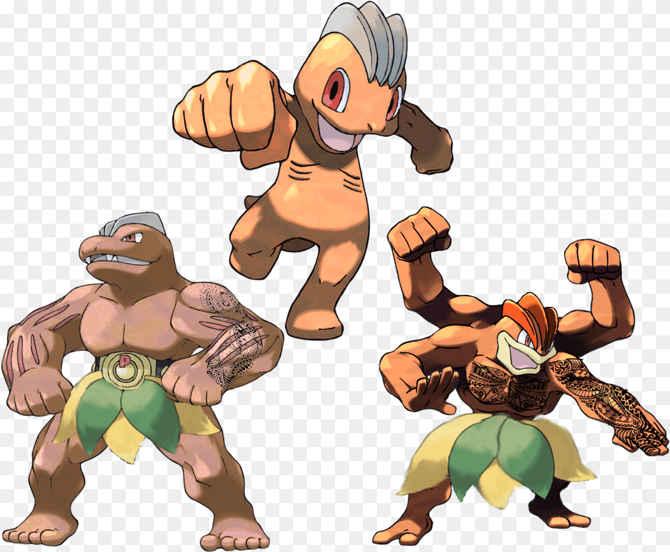 I Got Really Bored And Decided To Make Alola Machop Pokemon Alola Machamp, Baby, Person, Cartoon, Face Free Transparent Png