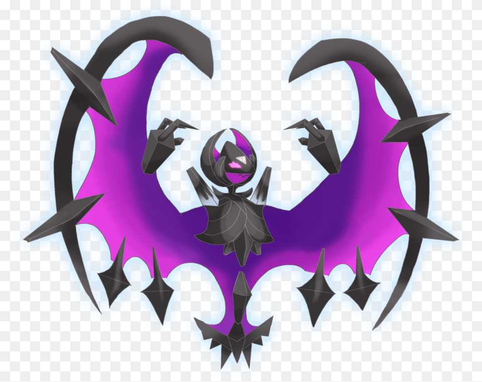 I Guess The Idea Is That Necrozma Is Some Kind Of Parasit, Purple, Art, Animal, Kangaroo Free Png