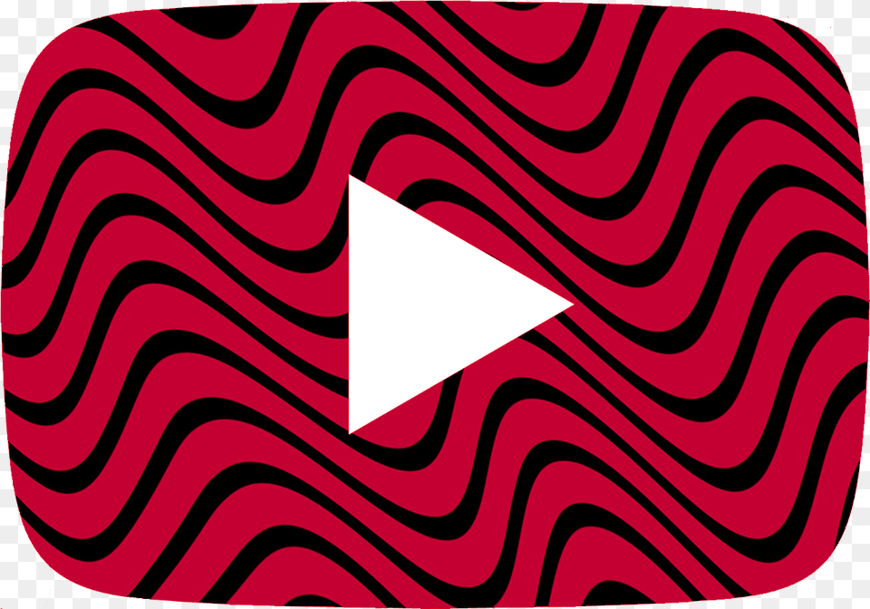 I Had A Dream Last Night Where This Was The Youtube Logo Pewdiepie Design Youtube Logo, Home Decor, Cushion, Triangle Free Png Download