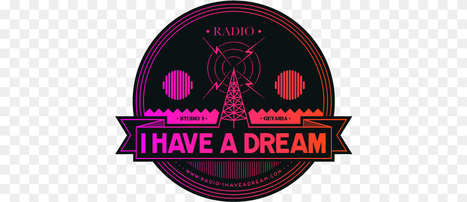 I Have A Dream Webradio By J Radio I Have A Dream, Logo, Disk, Purple Png Image
