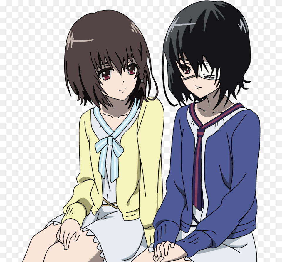 I Have Been Working On This Vector Since Episode 10 Anime Misaki Mei And Her Sister, Book, Comics, Publication, Person Free Transparent Png