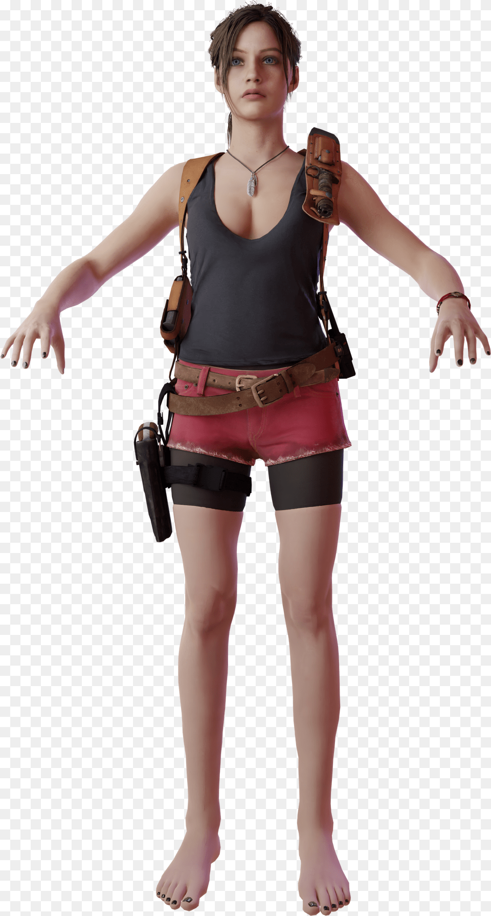 I Have Scraped The Nails A Little Bit Also To Show Resident Evil 2 Nude Pussy, Shorts, Body Part, Clothing, Person Png Image