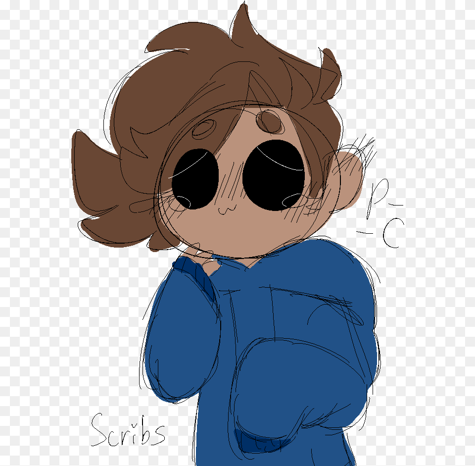 I Havent Drawn This Adorable Lil Fuck In Forever Cartoon, Baby, Person, Face, Head Free Png
