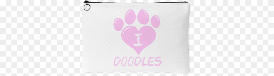I Heart Doodles Accessory Pouch Coin Purse, White Board, Cushion, Home Decor Png Image