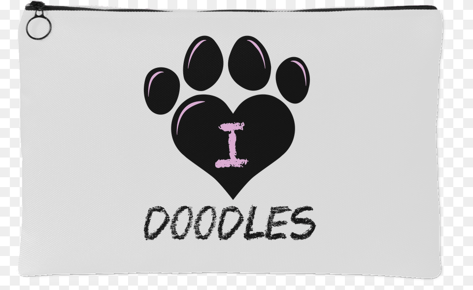 I Heart Doodles Pouch Paw, Electronics, Hardware Png Image