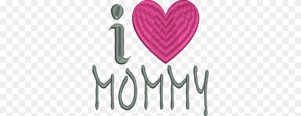 I Heart Mommy Embroidery Design Heart Png Image
