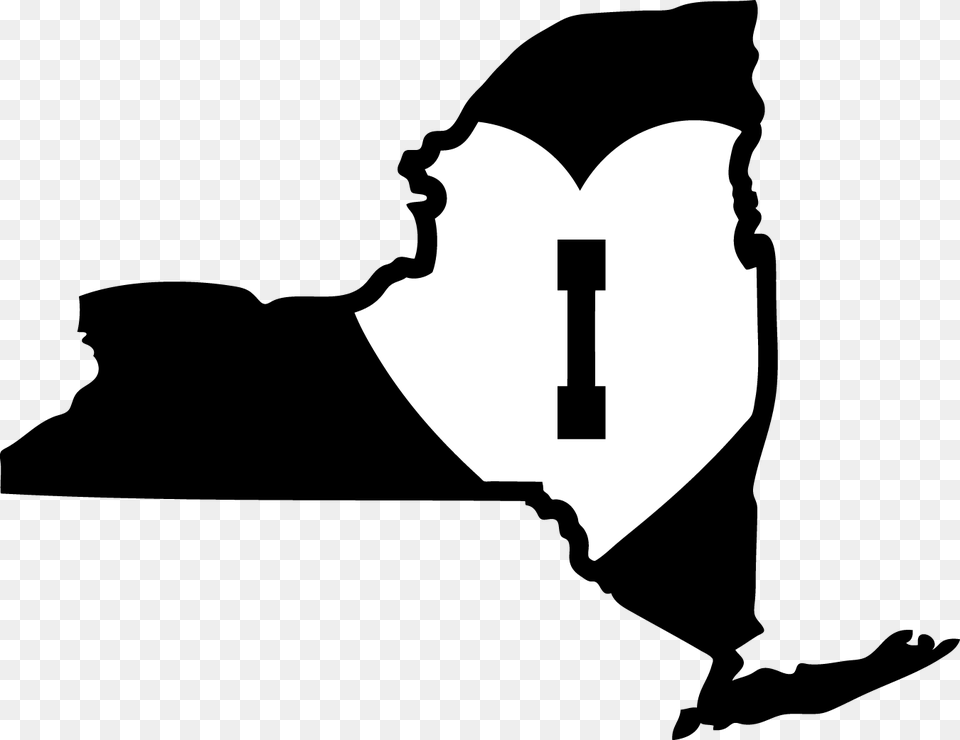 I Heart Ny State Outline Ny11 New York Colony Outline, Stencil, Person, Symbol Free Png