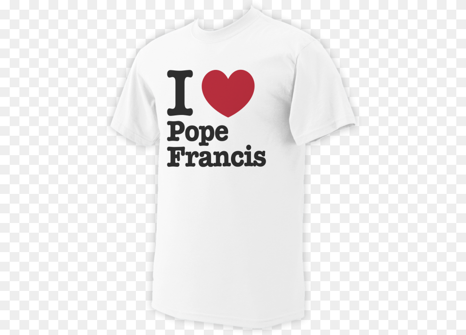 I Heart Pope Francis T Shirt T Shirt, Clothing, T-shirt, Symbol Free Transparent Png