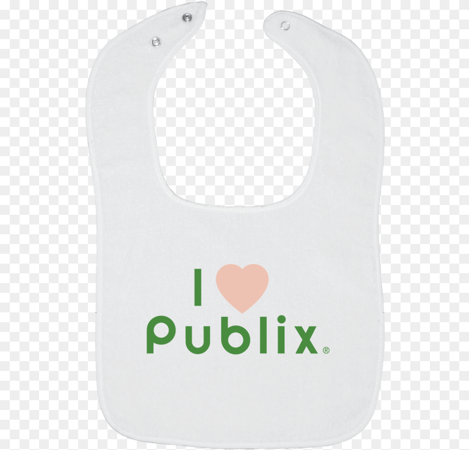 I Heart Publix Bib Solid, Person Png Image